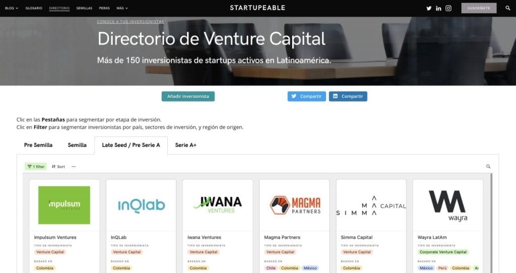 directorio vc