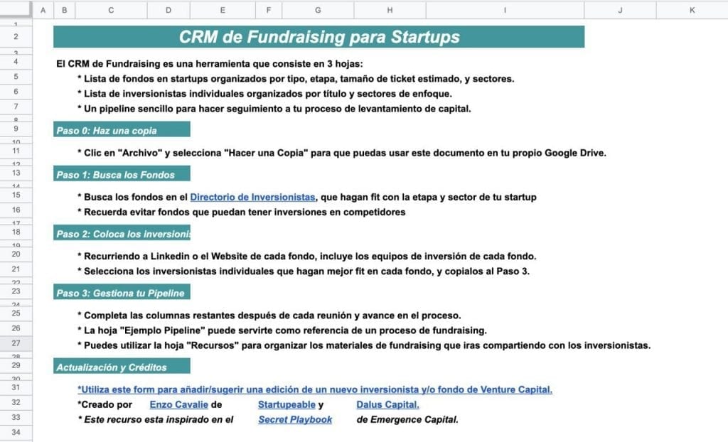 fundraising crm startups