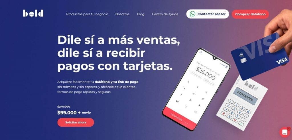 Fintech colombianas Bold