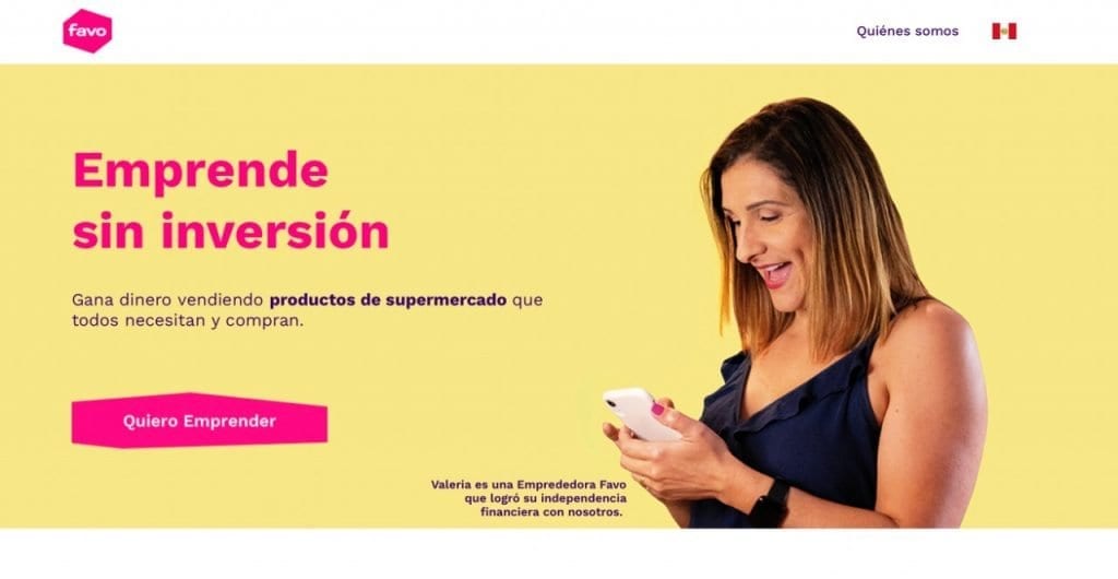 startup Favo e-commerce
