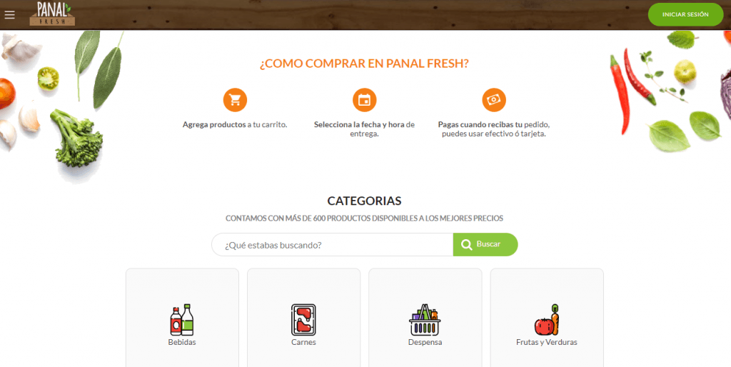 web de panal fresh en rankings de startups de Bolivia de Startupeable