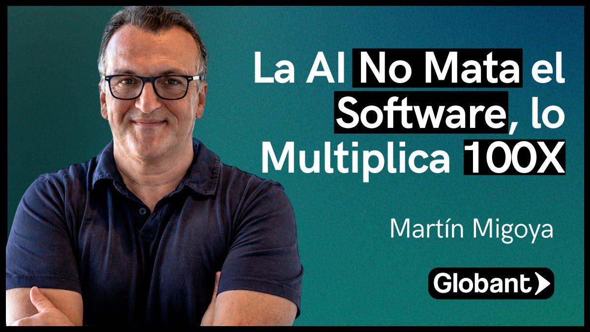 Portada de «CEO Globant: la IA no mata el software, lo multiplica 100X»